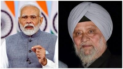 "Deeply saddened by the passing of noted cricketer Shri Bishan Singh Bedi Ji," PM Modi said (PTI)