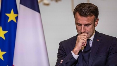 French President Emmanuel Macron will visit Israel on Tuesday. (AFP) French President Emmanuel Macron will visit Israel on Tuesday. (AFP)