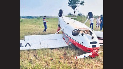 In a statement issued by the DGCA on Monday, it said, “The occurrences indicate gaps in maintenance and operational elements. DGCA has accordingly, suspended the operations of M/s Redbird Flight Training Academy at all their bases in the country.” (HT PHOTO) In a statement issued by the DGCA on Monday, it said, “The occurrences indicate gaps in maintenance and operational elements. DGCA has accordingly, suspended the operations of M/s Redbird Flight Training Academy at all their bases in the country.” (HT PHOTO)