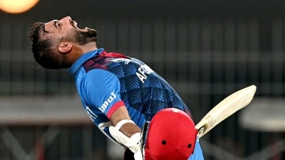 Afghanistan created history, sealing their first-ever win against Pakistan in cricket history, in ODI 22 of the ongoing 2023 World Cup in Chennai on Monday. (PTI) Afghanistan created history, sealing their first-ever win against Pakistan in cricket history, in ODI 22 of the ongoing 2023 World Cup in Chennai on Monday. (PTI)
