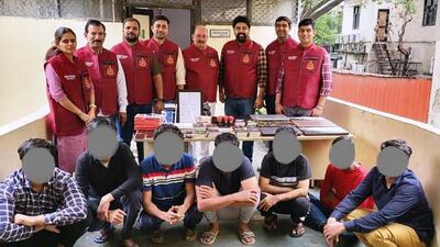 The seven people were arrested last week. (HT PHOTO) The seven people were arrested last week. (HT PHOTO)