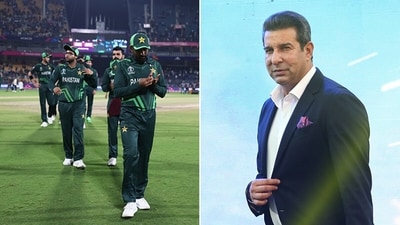 A gutted Wasim Akram (R) vented his frustration after Pakistan lost to Afghanistan last evening at the World Cup. (Getty Images) A gutted Wasim Akram (R) vented his frustration after Pakistan lost to Afghanistan last evening at the World Cup. (Getty Images)