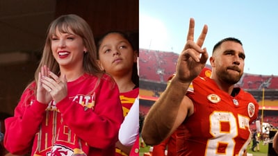 Taylor Swift brings good fortune to Travis Kelce and Kansas City Chiefs with four-game winning streak (AP) Taylor Swift brings good fortune to Travis Kelce and Kansas City Chiefs with four-game winning streak (AP)