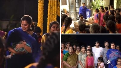 Upasana Konidela carried daughter Klin Kaara in her arms.