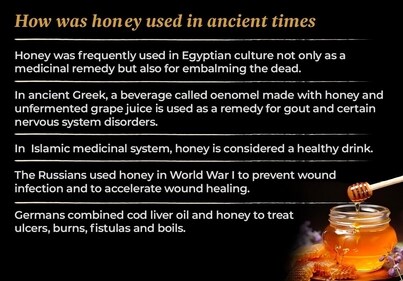 In ancient Greek, a beverage called oenomel made with honey and unfermented grape juice is used as a remedy for gout and certain nervous system disorders. In ancient Greek, a beverage called oenomel made with honey and unfermented grape juice is used as a remedy for gout and certain nervous system disorders.