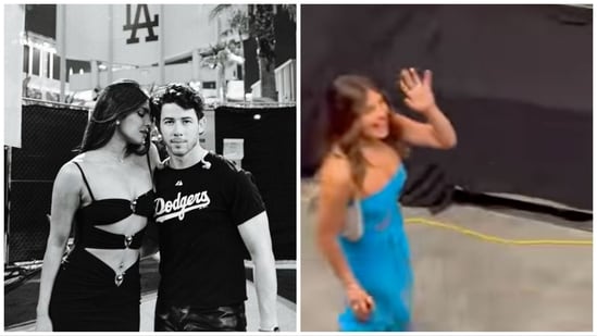 Priyanka Chopra was spotted at yet another Jonas Brothers concert on Sunday.