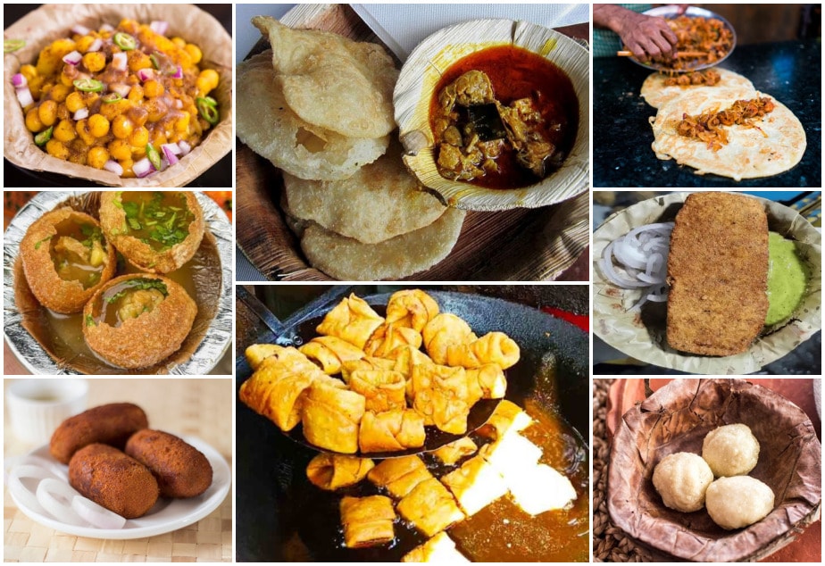Clockwise: Ghugni; kosha mangsho and luchi; egg chicken roll; bhetki fish fry; sondesh; lobongo lotika; chingri cutlet; and Kolkata puchka was being served at different stalls at pandals across tricity (Photos: Subhashree nanda/HT) Clockwise: Ghugni; kosha mangsho and luchi; egg chicken roll; bhetki fish fry; sondesh; lobongo lotika; chingri cutlet; and Kolkata puchka was being served at different stalls at pandals across tricity (Photos: Subhashree nanda/HT)