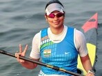 Prime Minister Narendra Modi tweeted this picture congratulating Prachi Yadav on getting Gold in the Para Canoe Women's KL2 event at the Asian Para Games. Prime Minister Narendra Modi tweeted this picture congratulating Prachi Yadav on getting Gold in the Para Canoe Women's KL2 event at the Asian Para Games.