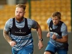 England's Ben Stokes during a practice session England's Ben Stokes during a practice session