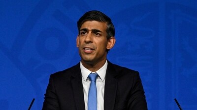 Britain's Prime Minister Rishi Sunak (via REUTERS)