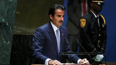 Qatar's Emir Sheikh Tamim Bin Hamad Al-Thani (REUTERS)