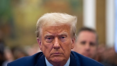 Former President Donald Trump attends his civil business fraud trial at the New York Supreme Court, Tuesday, Oct. 24, 2023, in New York. (AP) Former President Donald Trump attends his civil business fraud trial at the New York Supreme Court, Tuesday, Oct. 24, 2023, in New York. (AP)