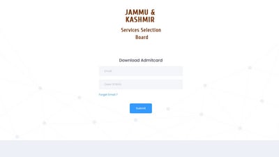 JKSSB Field Assistant admit card released (jkssb.nic.in) JKSSB Field Assistant admit card released (jkssb.nic.in)