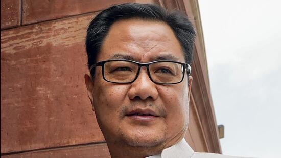 Union minister Kiren Rijiju said the BJP is open to joining hands with any party except the Congress to form the next government in Mizoram (PTI)