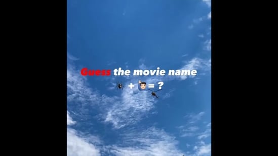 Brain Teaser: Can you guess the name of this movie? (Instagram/@ snez.yaar)
