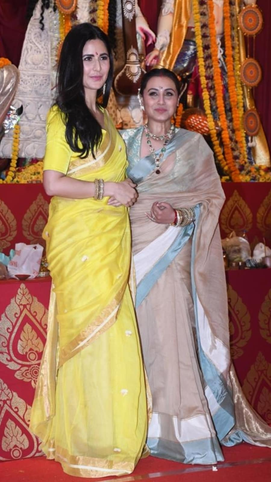 rani_mukerji_katrina_kaif_durga_puja