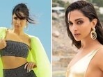 Katrina Kaif in Leke Prabhu Ka Naam and Deepika Padukone in Besharam Rang Katrina Kaif in Leke Prabhu Ka Naam and Deepika Padukone in Besharam Rang