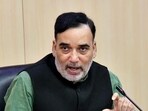 Delhi Environment Minister Gopal Rai during press conference in New Delhi on Monday.