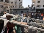 Thousands of civilians, both Palestinians and Israelis, have died since October 7, 2023, after Palestinian Hamas militants based in the Gaza Strip entered southern Israel in an unprecedented attack triggering a war declared by Israel on Hamas with retaliatory bombings on Gaza. (Photo by MOHAMMED ABED / AFP)