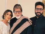 Amitabh Bachchan talked about Abhishek Bachchan and Shweta Bachchan on Kaun Banega Crorepati 15. Amitabh Bachchan talked about Abhishek Bachchan and Shweta Bachchan on Kaun Banega Crorepati 15.