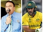 Sunil Gavaskar and Glenn Maxwell Sunil Gavaskar and Glenn Maxwell