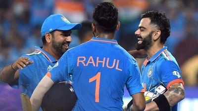 India's Virat Kohli celebrates with KL Rahul, and skipper Rohit Sharma after hitting the winning runs during their match against Bangladesh (ANI ) India's Virat Kohli celebrates with KL Rahul, and skipper Rohit Sharma after hitting the winning runs during their match against Bangladesh (ANI )