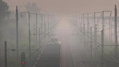 An AQI of 282 (poor) was recorded at 8am. (ANI) An AQI of 282 (poor) was recorded at 8am. (ANI)