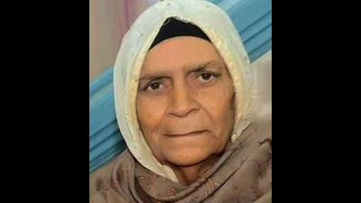 Baljit Kaur, 77, who was stabbed to death by her own son in Khanna’s Libra village on Tuesday. (HT Photo)