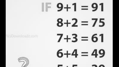 This brain teaser was shared on Instagram. (Instagram/@maths.puzzles__) This brain teaser was shared on Instagram. (Instagram/@maths.puzzles__)
