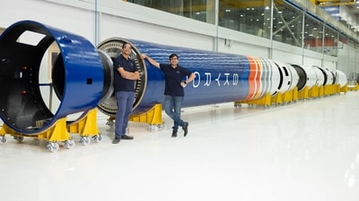 Skyroot's Vikram-1 rocket (Image courtesy: Skyroot Aerospace) Skyroot's Vikram-1 rocket (Image courtesy: Skyroot Aerospace)