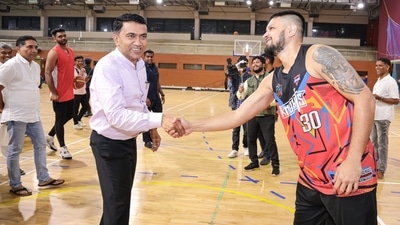 Goa Chief Minister Pramod Sawant meets athletes. Goa Chief Minister Pramod Sawant meets athletes.