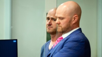 Joseph David Emerson, left, 44, was arraigned in Multnomah County Circuit Court (AP) Joseph David Emerson, left, 44, was arraigned in Multnomah County Circuit Court (AP)