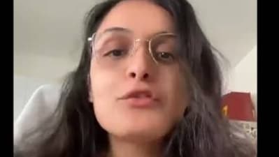 In a video, a woman explains the meaning of "From the river to the sea, Palestine will be free" slogan (X(formerly Twitter)/@HilzFuld) In a video, a woman explains the meaning of "From the river to the sea, Palestine will be free" slogan (X(formerly Twitter)/@HilzFuld)