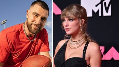 Travis Kelce and Taylor Swift ((killatrav/Instagram, photo by ANGELA WEISS / AFP)) Travis Kelce and Taylor Swift ((killatrav/Instagram, photo by ANGELA WEISS / AFP))