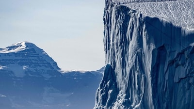 An iceberg melting. (AFP) An iceberg melting. (AFP)