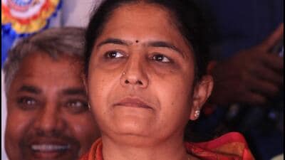 Telangana chief minister K Chandrasekhar Rao on Wednesday announced the candidature of former minister and Telangana women’s commission chairperson Vakiti Sunitha Lakshma Reddy for Narsapur assembly constituency in Medak district. (Wikimedia Commons) Telangana chief minister K Chandrasekhar Rao on Wednesday announced the candidature of former minister and Telangana women’s commission chairperson Vakiti Sunitha Lakshma Reddy for Narsapur assembly constituency in Medak district. (Wikimedia Commons)