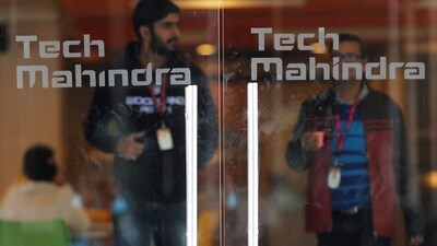 Shares of Tech Mahindra closed 1.2% lower ahead of results, with trade volume just shy of three-quarters of the 30-day average (Reuters file)