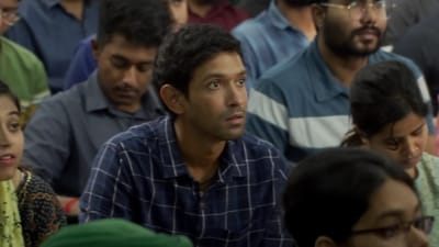 12th Fail: Vikrant Massey plays the lead in Vidhu Vinod Chopra's film. 12th Fail: Vikrant Massey plays the lead in Vidhu Vinod Chopra's film.
