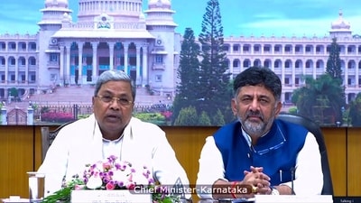 Karnataka Chief Minister Siddaramaiah with State Deputy Chief Minister DK Shivakumar in Bengaluru. (ANI ) Karnataka Chief Minister Siddaramaiah with State Deputy Chief Minister DK Shivakumar in Bengaluru. (ANI )