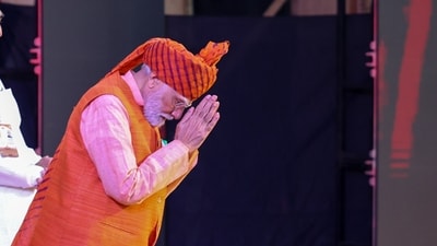 PM Modi said he is blessed that he would be witnessing the historic occasion of Ram temple's inauguration. (ANI) PM Modi said he is blessed that he would be witnessing the historic occasion of Ram temple's inauguration. (ANI)