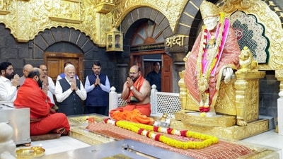 During his visit, PM Modi will participate in a public program in Shirdi, where he will inaugurate, dedicate to the nation, and lay the foundation stone for multiple development projects with an approximate value of <span class='webrupee'>₹</span>7500 crore in various sectors, including health, rail, road, and oil and gas. (ANI) During his visit, PM Modi will participate in a public program in Shirdi, where he will inaugurate, dedicate to the nation, and lay the foundation stone for multiple development projects with an approximate value of <span class='webrupee'>₹</span>7500 crore in various sectors, including health, rail, road, and oil and gas. (ANI)