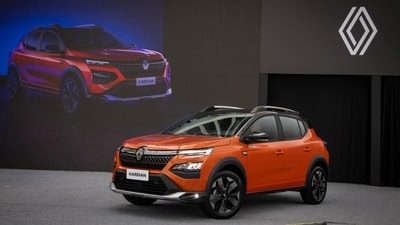 A Renault Kardian is seen during the Renault Brand International Game Plan 2027 event in Rio de Janeiro, Brazil October 25, 2023. Rodolfo Buhrer/Renault/Handout via REUTERS ATTENTION EDITORS - THIS IMAGE HAS BEEN SUPPLIED BY A THIRD PARTY. NO RESALES. NO ARCHIVES