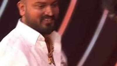 Bigg Boss Kannada contestant Varthur Santhosh was arrested for wearing a tiger claw on the show. (HT) Bigg Boss Kannada contestant Varthur Santhosh was arrested for wearing a tiger claw on the show. (HT)