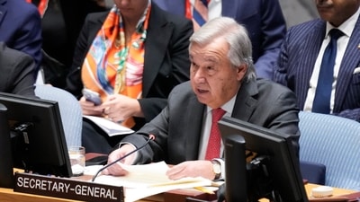 United Nations Secretary-General Antonio Guterres. (AP) United Nations Secretary-General Antonio Guterres. (AP)