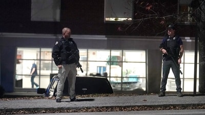 US President Joe Biden and Maine Governor Maine Governor Janet Mills was informed about the incident. (AP) US President Joe Biden and Maine Governor Maine Governor Janet Mills was informed about the incident. (AP)