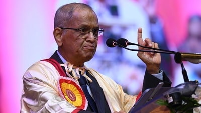 Founder chairman of Infosys N R Narayana Murthy (Photo by Samir Jana/ Hindustan Times) Founder chairman of Infosys N R Narayana Murthy (Photo by Samir Jana/ Hindustan Times)