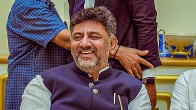 Karnataka Deputy Chief Minister DK Shivakumar. (PTI)
