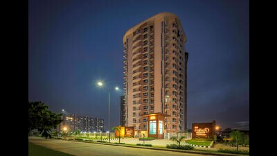 Super Mega Mixed Use Integrated Industrial Park is located in Mohali’s Sectors 82-83 and Sector 66-A, and Galaxy Heights (in picture), a residential project in Sector 66-A. (HT) Super Mega Mixed Use Integrated Industrial Park is located in Mohali’s Sectors 82-83 and Sector 66-A, and Galaxy Heights (in picture), a residential project in Sector 66-A. (HT)