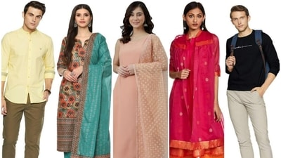 Amazon Sale 2023:The current sale is offering mega discounts on kurta pant sets and tops for women while men can expect offs on tshirts, shirts and jeans. Amazon Sale 2023:The current sale is offering mega discounts on kurta pant sets and tops for women while men can expect offs on tshirts, shirts and jeans.