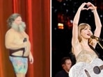 Jack Black performs Taylor Swift's Anti-Hero in boxers Jack Black performs Taylor Swift's Anti-Hero in boxers
